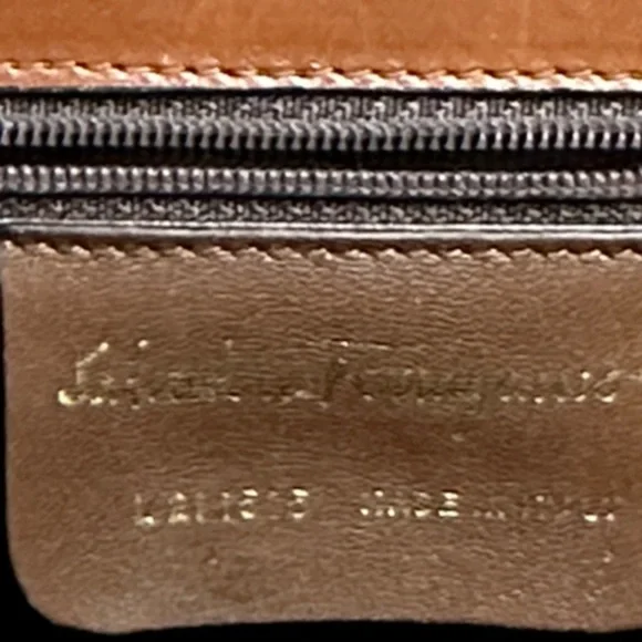 Salvatore Ferragamo Vintage Cognac Leather Flap Shoulder Crossbody Bag - Picture 10 of 16